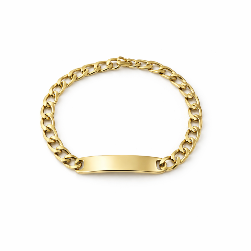Pulsera esclava personalizada para hombre en acero inoxidable