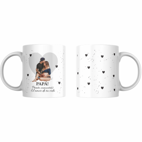 Taza personalizada embarazo con foto - MAMÁ & BEBÉ
