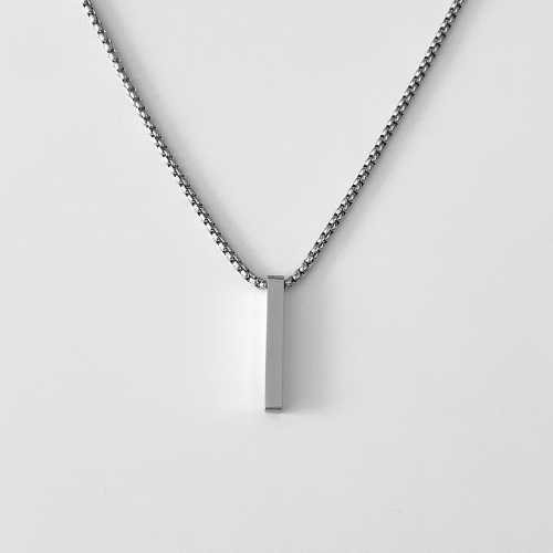 Collar rectangular personalizado una cara - Grabado láser