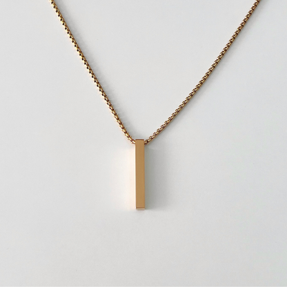 Collar rectangular personalizado todas las caras - Grabado láser