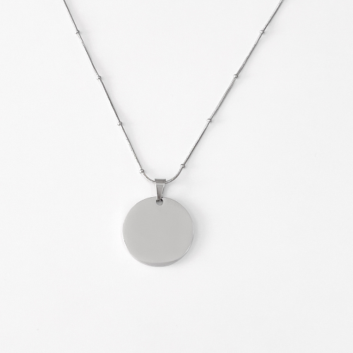 Collar redondo personalizado con texto - Ambas caras