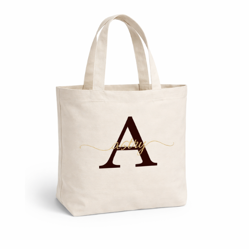 Tote bag personalizada con inicial y nombre