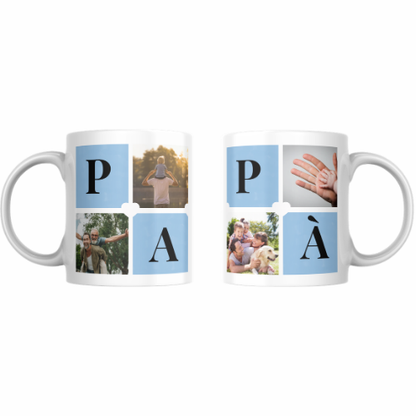 Taza personalizada Papá con foto