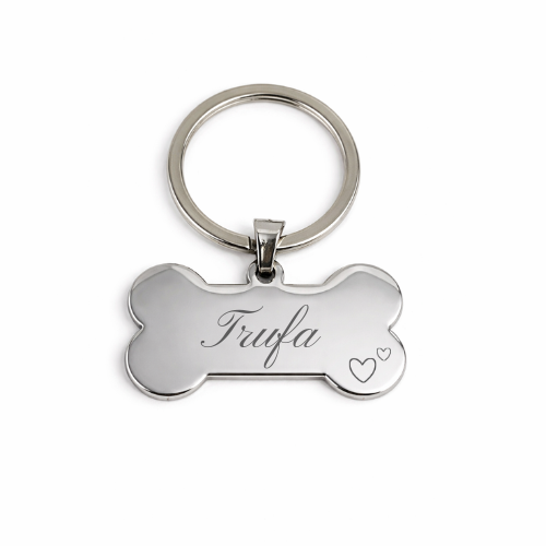 Chapa para perro personalizado-Acero inoxidable grabado láser, ligero y resistente