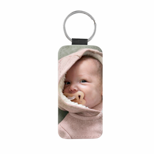 Llavero personalizado nacimiento de bebé con foto y datos