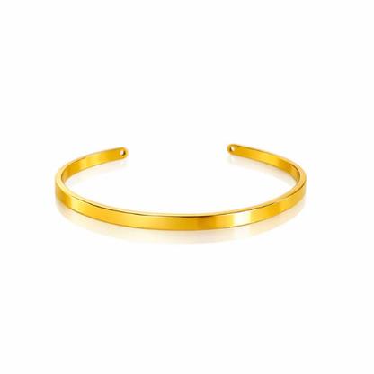 Brazalete de 4 mm - Grabado láser (ambas caras)