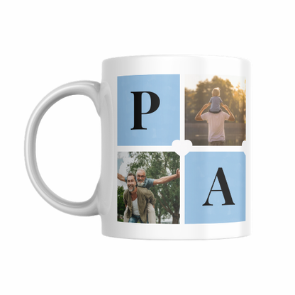 Taza personalizada Papá con foto