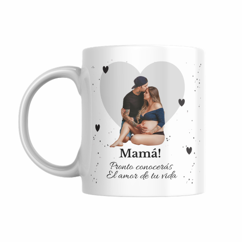 Taza personalizada embarazo con foto - MAMÁ & BEBÉ