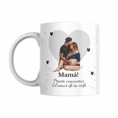 Taza personalizada embarazo con foto - MAMÁ & BEBÉ