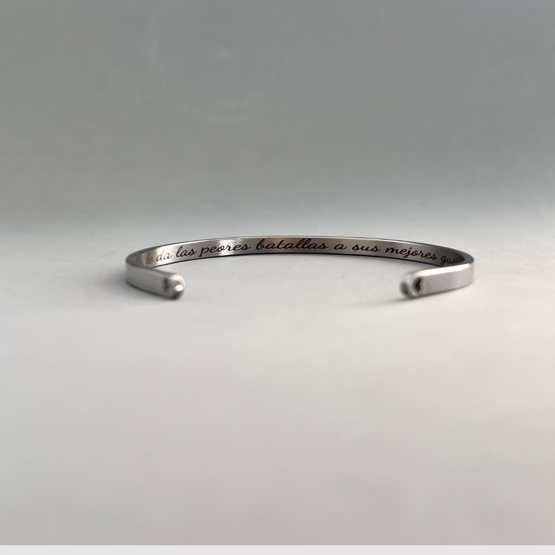 Brazalete de 4 mm - Grabado a láser (una cara)