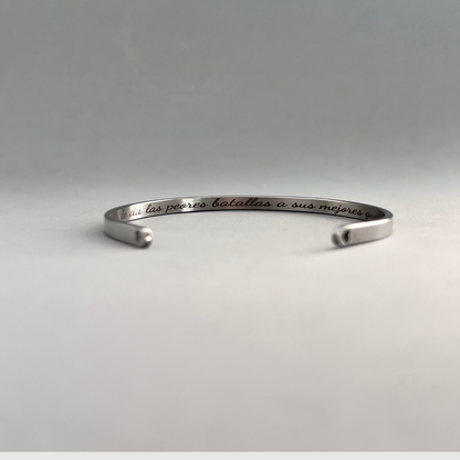 Brazalete de 4 mm - Grabado a láser (una cara)